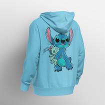 Moletom Canguru Estampa Personalizada Stitch Desenho