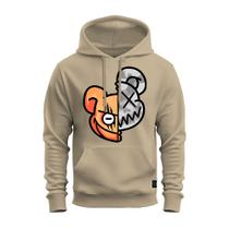 Moletom Canguru Estampado Com Capuz Varias Cores Urso Metades