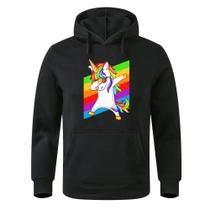 Moletom Canguru Estilo Unicórnio Casual Premium Com Capuz