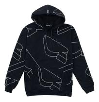 Moletom Canguru Fechado Logomania Preto