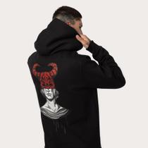 Moletom Canguru Fechado MCD Anjo E Demônio