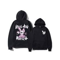 Moletom Canguru Feminino Coelho Rosa 100% Algodão Unissex Moda Inverno - Envio Rápido