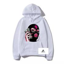 Moletom Canguru Feminino Estampa Streewear Gangster Blusa frio Moletom Canguru Feminino Estampa Streewear Gangster Blusa frio