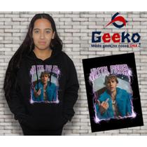 Moletom Canguru Feminino Justin Bieber Geeko Moletom Canguru Feminino Justin Bieber Geeko