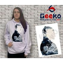 Moletom Canguru Feminino Pantera Negra Black Panther Geeko