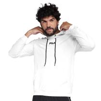 Moletom Canguru Fila com Capuz Masculino Sports Color Branco Moletom Canguru Fila com Capuz Masculino Sports Color Branco
