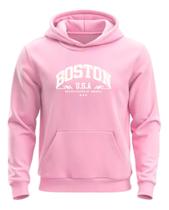 Moletom Canguru Flanelado Blusa De Frio Premium Boston