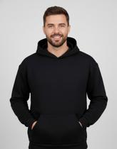 Moletom Canguru Flanelado Com Capuz Unissex 100% Algodão