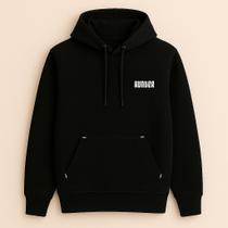 Moletom Canguru Flanelado Liso Algodão Unissex Blusa De Frio