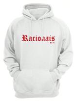 Moletom Canguru Flanelado Unissex Racionais Mc's RAP Moda Vintage Blusa de Frio Novidade Moletom Canguru Flanelado Unissex Racionais Mc's RAP Moda Vintage Blusa de Frio Novidade