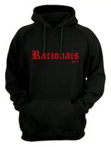 Moletom Canguru Flanelado Unissex Racionais Mc's RAP Moda Vintage Blusa de Frio Novidade Moletom Canguru Flanelado Unissex Racionais Mc's RAP Moda Vintage Blusa de Frio Novidade