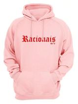 Moletom Canguru Flanelado Unissex Racionais Mc's RAP Moda Vintage Blusa de Frio Novidade Moletom Canguru Flanelado Unissex Racionais Mc's RAP Moda Vintage Blusa de Frio Novidade