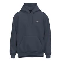 Moletom Canguru Freesurf Logo Básico Casual Marinho Moletom Canguru Freesurf Logo Básico Casual Marinho