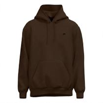 Moletom Canguru Freesurf Logo Básico Casual Marrom Moletom Canguru Freesurf Logo Básico Casual Marrom