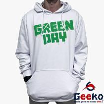 Moletom Canguru Green Day Algodão Rock Geeko