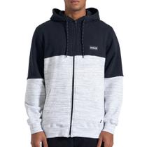 Moletom Canguru Hurley Snow Two Branco Preto