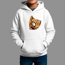 Moletom Canguru Infantil Algodão Casual Moda De Rua Inverno Blusa De Frio Tecido Macio Baisebol
