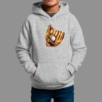 Moletom Canguru Infantil Algodão Casual Moda De Rua Inverno Blusa De Frio Tecido Macio Baisebol