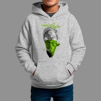 Moletom Canguru Infantil Basico Casual Confortável Inverno Blusa De Frio Tecido Macio Band
