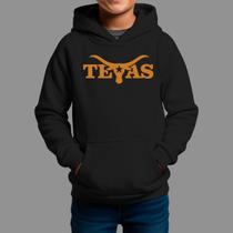 Moletom Canguru Infantil Basico Casual Confortável Inverno Capuz e Bolso Tecido Macio Texas Star Moletom Canguru Infantil Basico Casual Confortável Inverno Capuz e Bolso Tecido Macio Texas Star