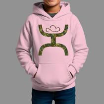 Moletom Canguru Infantil Basico Casual Estiloso Tecido Macio Chapeu Chin