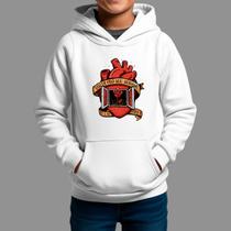 Moletom Canguru Infantil Basico Casual Estiloso Tecido Macio Coração Moletom Canguru Infantil Basico Casual Estiloso Tecido Macio Coração