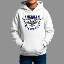 Moletom Canguru Infantil Basico Casual Inverno Capuz e Bolso Tecido Macio American West Moletom Canguru Infantil Basico Casual Inverno Capuz e Bolso Tecido Macio American West
