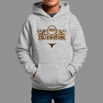 Moletom Canguru Infantil Basico Casual Moda Country Inverno Capuz e Bolso Stone Country