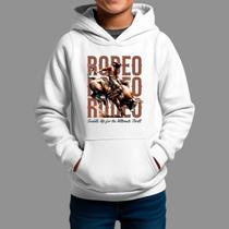 Moletom Canguru Infantil Basico Masculino Casual Confortável Inverno Capuz e Bolso Tecido Macio Rodeo Tree