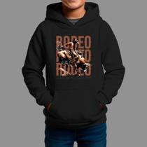 Moletom Canguru Infantil Basico Masculino Casual Confortável Inverno Capuz e Bolso Tecido Macio Rodeo Tree