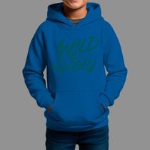 Moletom Canguru Infantil Basico Masculino Casual Moda Country Inverno Capuz e Bolso Wild Free Moletom Canguru Infantil Basico Masculino Casual Moda Country Inverno Capuz e Bolso Wild Free