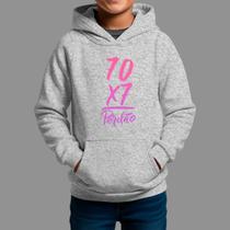Moletom Canguru Infantil Basico Masculino Moda Cristã Inverno Blusa De Frio 70x7