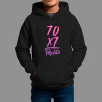 Moletom Canguru Infantil Basico Masculino Moda Cristã Inverno Blusa De Frio 70x7