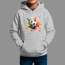 Moletom Canguru Infantil Basico Masculino Streetwear Casual Estiloso Tecido Macio Fut Colors