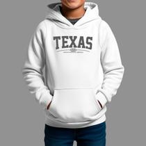 Moletom Canguru Infantil Basico Masculino Streetwear Casual Moda De Rua Inverno Blusa De Frio Texas