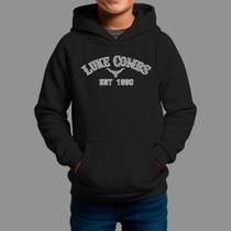Moletom Canguru Infantil Basico Moda De Country confortável Tecido Macio Luke Combs