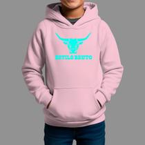Moletom Canguru Infantil Country Casual Inverno Capuz e Bolso Estilo Bruto