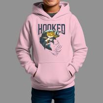 Moletom Canguru Infantil Country Casual Moda Country Tecido Macio Hooked