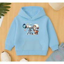 Moletom Canguru Infantil Estampa Astronauta Telescópio Masculino Menino Fofo Sistema Solar Escola Moletom Canguru Infantil Estampa Astronauta Telescópio Masculino Menino Fofo Sistema Solar Escola