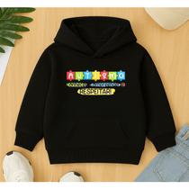 Moletom Canguru Infantil Estampa Autismo Conhecer Compreender Respeitar Modinha Adolescente Escola