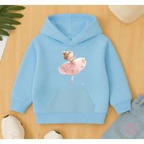 Moletom Canguru Infantil Estampa Bailarina Delicana Garota Escola Creche Linda Aconchego Inverno