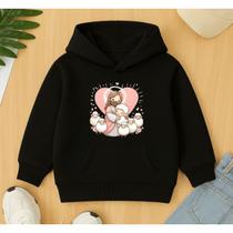 Moletom Canguru Infantil Estampa Coração Rosa Jesus Ovelhinha Kids Fé Cristã Lindo Delicado Abraço Moletom Canguru Infantil Estampa Coração Rosa Jesus Ovelhinha Kids Fé Cristã Lindo Delicado Abraço