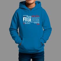 Moletom Canguru Infantil Masculino Streetwear Casual Confortável Inverno Blusa De Frio Freedon