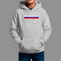 Moletom Canguru Infantil Masculino Streetwear Casual Moda De Rua Tecido Macio Russia