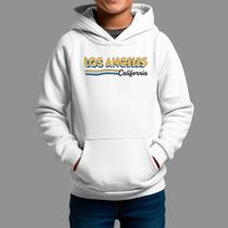 Moletom Canguru Infantil Masculino Streetwear Moda De Rua Confortável Inverno Blusa De Frio Los Angeles