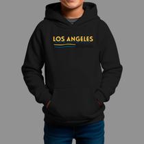 Moletom Canguru Infantil Masculino Streetwear Moda De Rua Confortável Inverno Blusa De Frio Los Angeles