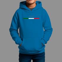 Moletom Canguru Infantil Masculino Streetwear Moda De Rua Inverno Blusa De Frio Italy