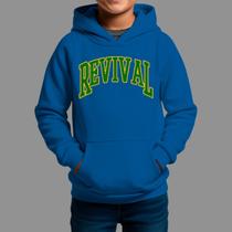 Moletom Canguru Infantil Religiosa Casual Estiloso Tecido Macio Revival