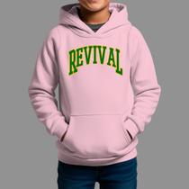 Moletom Canguru Infantil Religiosa Casual Estiloso Tecido Macio Revival
