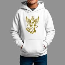 Moletom Canguru Infantil Religiosa Casual Inverno Blusa De Frio Santa Moletom Canguru Infantil Religiosa Casual Inverno Blusa De Frio Santa